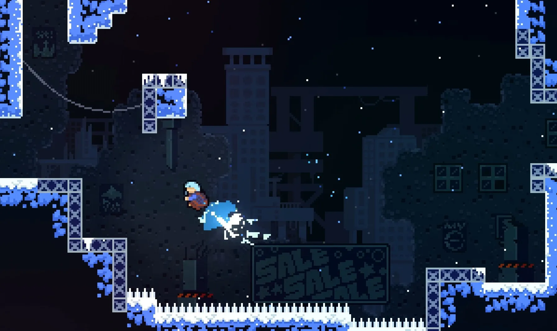 Celeste 的角色吃到補充道具後再次使用衝刺(來源:Pablo)
