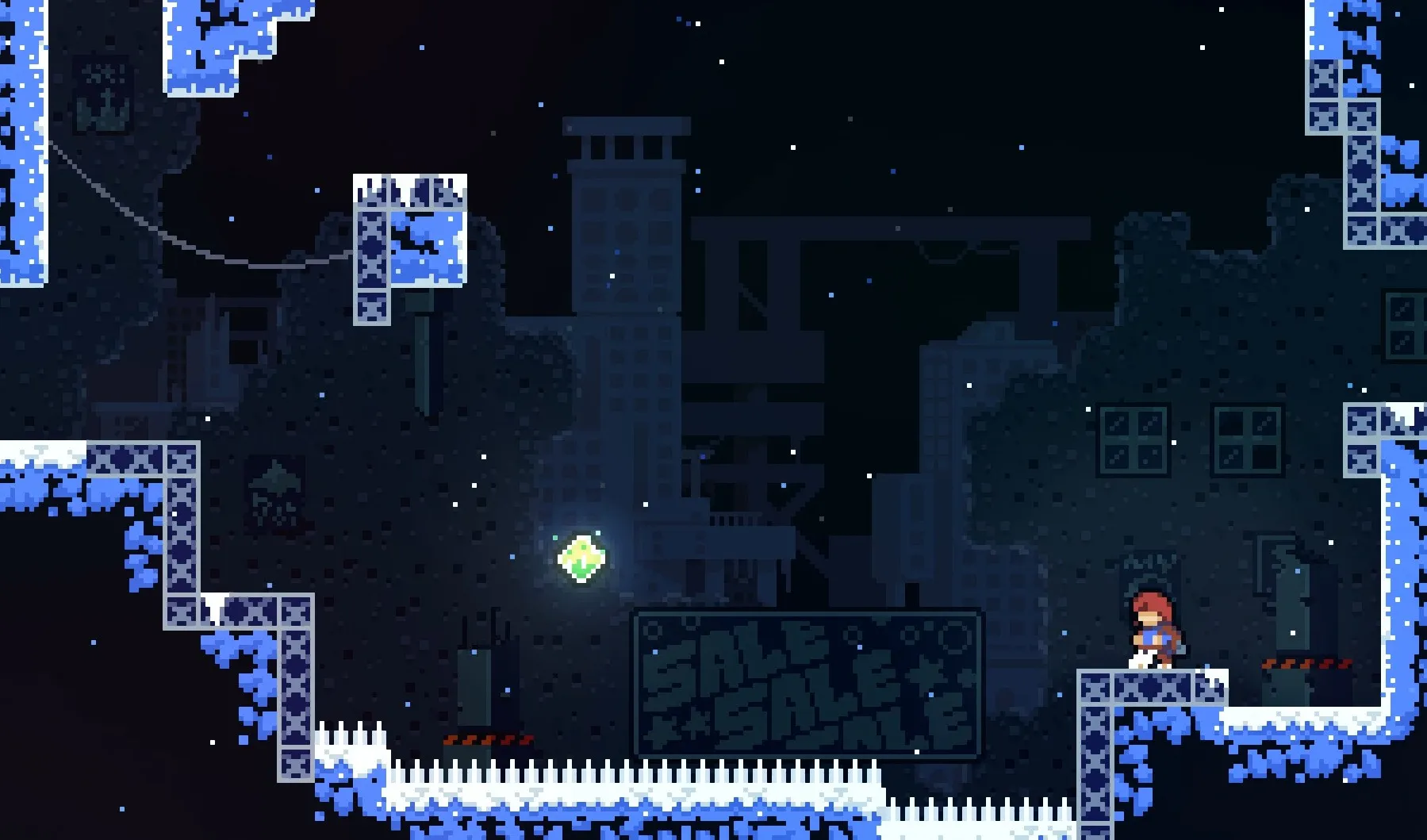 Celeste 角色使用了跳躍和衝刺也無法通過關卡(來源:Pablo)